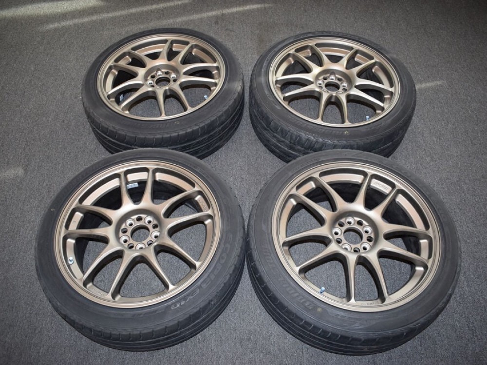 JDM Work Emotion CR KAI 18'' Racing Wheels 18x7.5 5x100 Work Forged Wheels