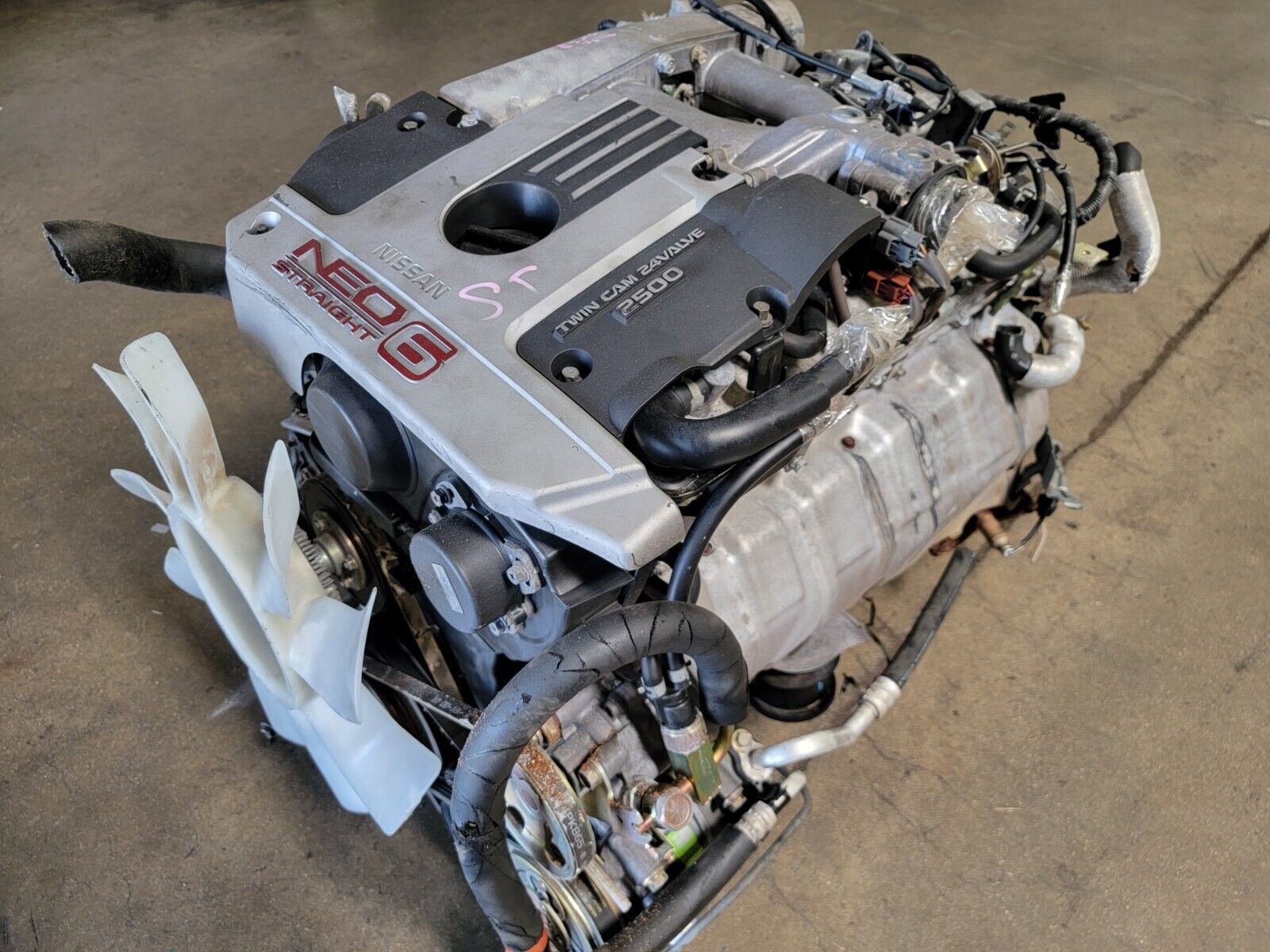 NISSAN RB25 NEO N/A RWD REAR WHEEL DRIVE JDM COMPLETE MOTOR LOW MILES NO TURBO